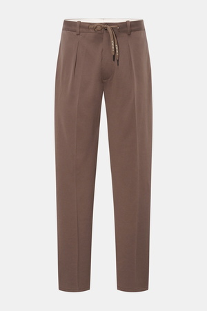 Circolo 1901  - Herren - Jersey-Jogpants 'Premium Piquet' braun
