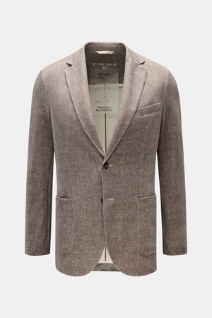 Circolo 1901  - Herren - Jersey-Sakko taupe meliert