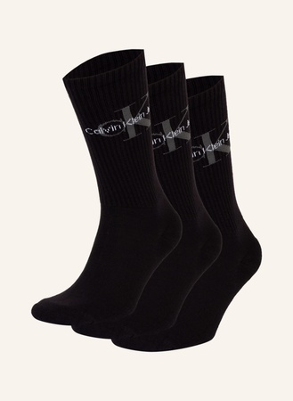 CK Calvin Klein Calvin Klein 3er-Pack Socken schwarz