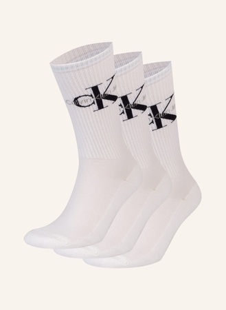 CK Calvin Klein Calvin Klein 3er-Pack Socken weiss