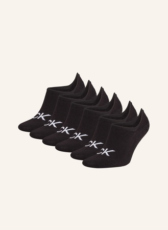 CK Calvin Klein Calvin Klein 6er-Pack Füßlinge schwarz