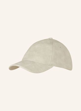 CK Calvin Klein Calvin Klein Cap In Lederoptik beige