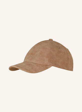 CK Calvin Klein Calvin Klein Cap In Lederoptik braun