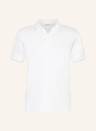 CK Calvin Klein Calvin Klein Jersey-Poloshirt weiss