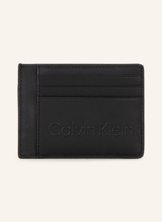 CK Calvin Klein Calvin Klein Kartenetui Mit Münzfach schwarz beige