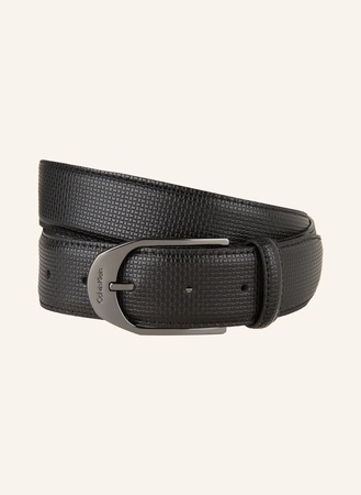 CK Calvin Klein Calvin Klein Ledergürtel schwarz