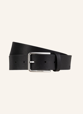 CK Calvin Klein Calvin Klein Ledergürtel schwarz