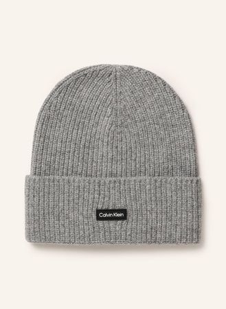CK Calvin Klein Calvin Klein Mütze grau