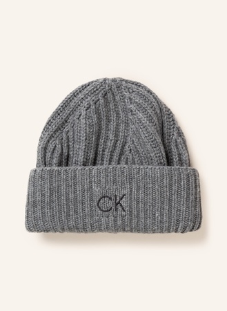 CK Calvin Klein Calvin Klein Mütze grau braun