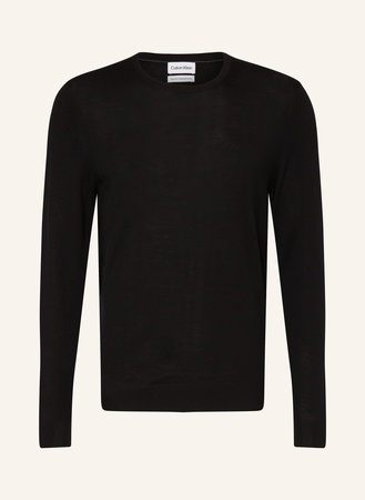 CK Calvin Klein Calvin Klein Pullover Aus Merinowolle schwarz