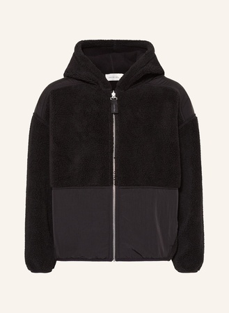 CK Calvin Klein Calvin Klein Teddyfell-Jacke Zum Wenden schwarz