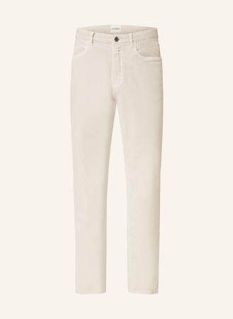 Closed  Cordhose Cooper True Regular Fit weiss