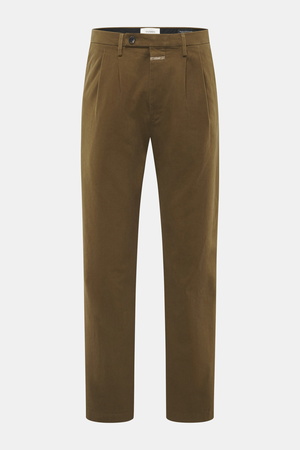 Closed  - Herren - Baumwollhose 'Bergen Tapered' braun