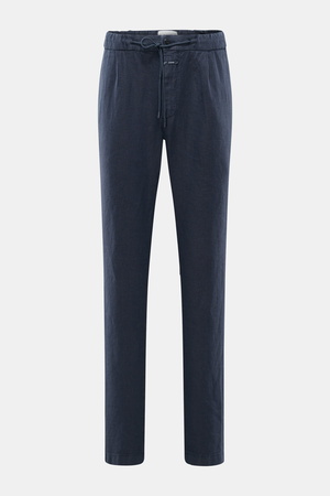 Closed  - Herren - Leinen-Jogpants navy