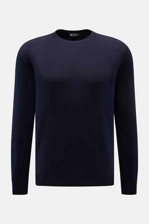 Colombo  - Herren - Rundhalspullover navy