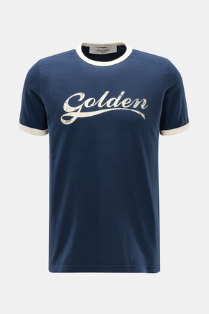 Golden Goose  - Herren - Rundhals-T-Shirt navy/creme