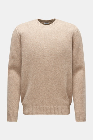 Von Braun  - Herren - Cashmere Rundhalspullover beige/creme