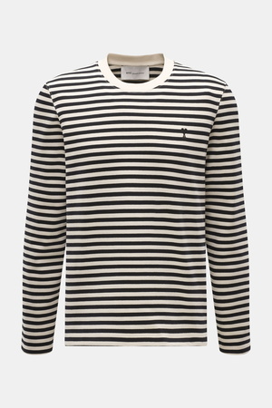 AMI  Paris - Herren - Longsleeve schwarz/creme gestreift