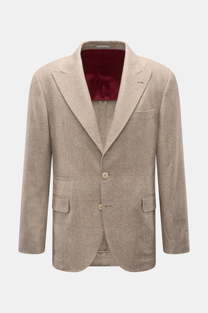 Brunello Cucinelli  - Herren - Sakko graubraun/creme kariert
