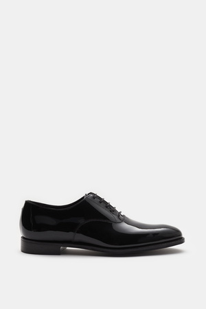 Crockett &amp; Jones  - Herren - Lackleder Oxford 'Overton' schwarz