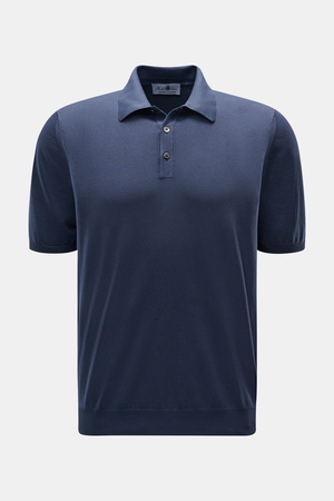 Della Ciana  - Herren - Kurzarm-Strickpolo navy