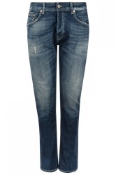 Dondup Herren Jeans UP563 Icon Blau