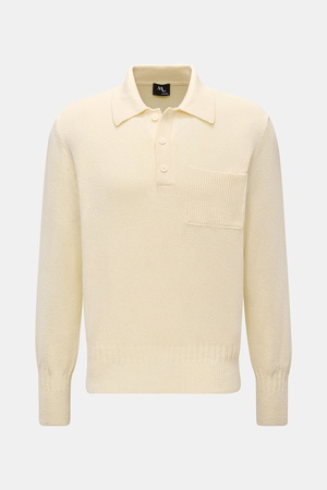 DoppiaA  - Herren - Strickpolo 'Aashton' creme
