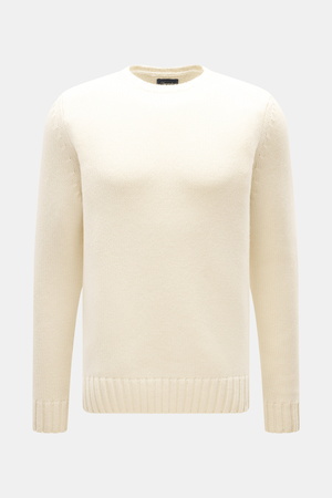 Drumohr  - Herren - Cashmere Rundhalspullover creme