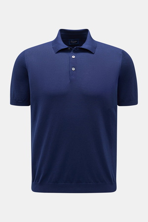 Drumohr  - Herren - Kurzarm-Strickpolo navy
