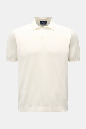 Drumohr  - Herren - Kurzarm-Strickpolo offwhite