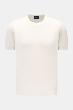 Drumohr  - Herren - Kurzarmpullover offwhite