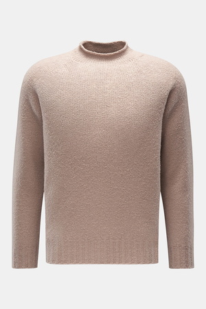 Drumohr  - Herren - Merino Rundhalspullover sand