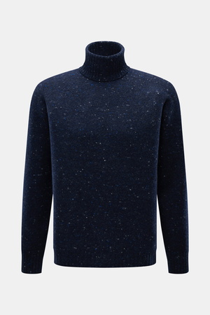 Drumohr  - Herren - Rollkragenpullover navy meliert
