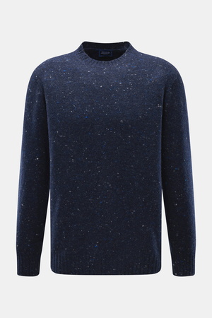 Drumohr  - Herren - Rundhalspullover navy meliert