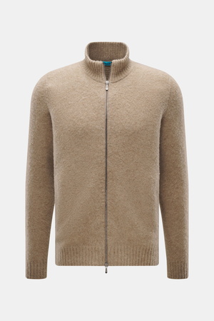 Drumohr  - Herren - Strickjacke taupe meliert