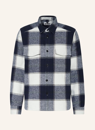 Drykorn  Flanell-Overjacket Gunray blau