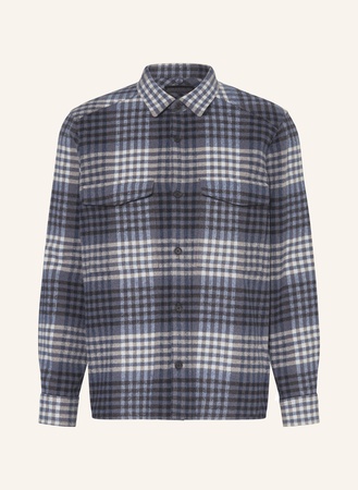 Drykorn  Flanellhemd Gunray Comfort Fit blau