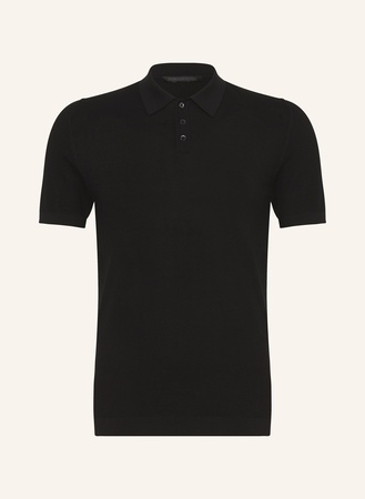 Drykorn  Piqué-Poloshirt Triton schwarz
