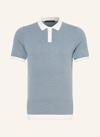 Drykorn  Strick-Poloshirt Triton blau