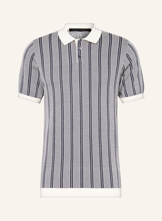 Drykorn  Strick-Poloshirt Triton blau