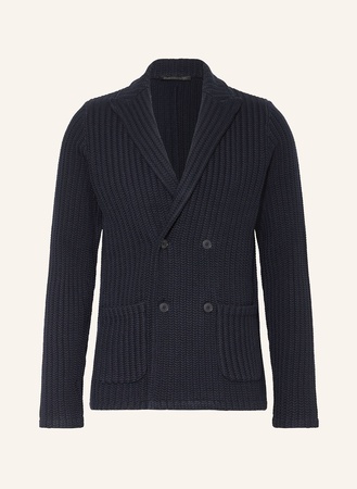 Drykorn  Stricksakko Masud Regular Fit blau