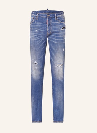 Dsquared2  Destroyed Jeans Cool Guy Extra Slim Fit blau