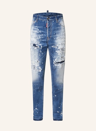 Dsquared2  Destroyed Jeans Cool Guy Slim Fit blau
