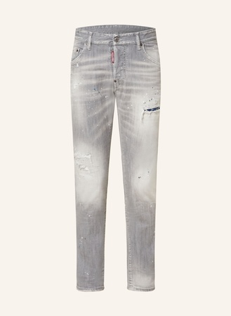 Dsquared2  Destroyed Jeans Skater Extra Slim Fit grau