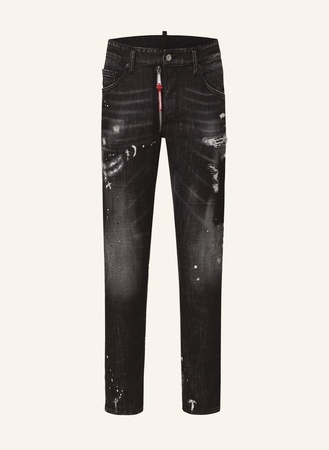 Dsquared2  Destroyed Jeans Skater Extra Slim Fit schwarz