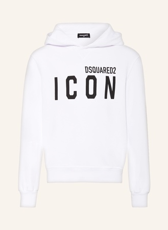 Dsquared2  Hoodie Icon weiss weiss