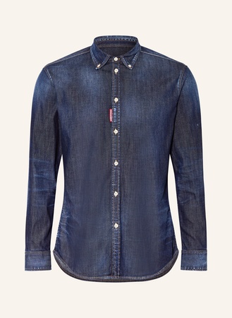 Dsquared2  Jeanshemd Extra Slim Fit blau