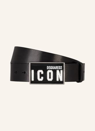 Dsquared2  Ledergürtel Icon schwarz
