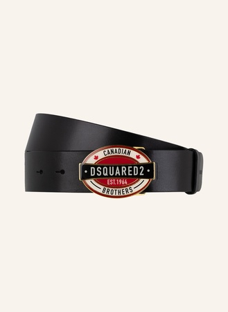 Dsquared2  Ledergürtel schwarz