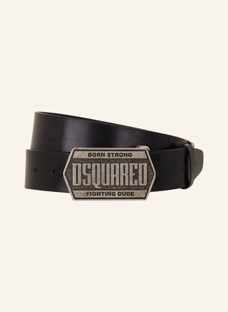 Dsquared2  Ledergürtel schwarz